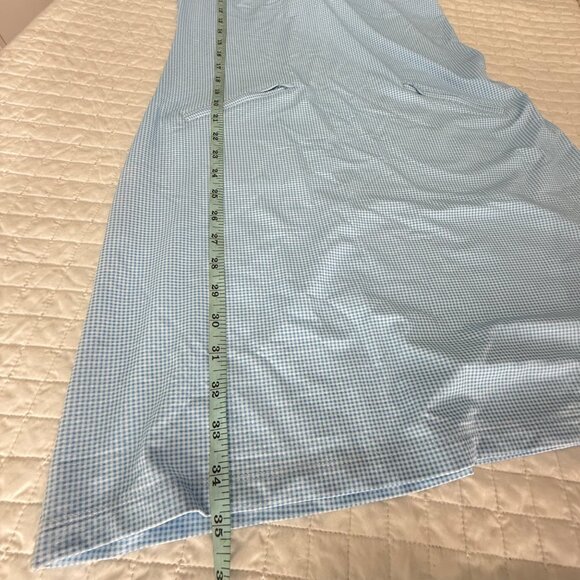 Ibkul Womens Sleeveless Dress S Blue Check UPF 50+ - Picture 8 of 11